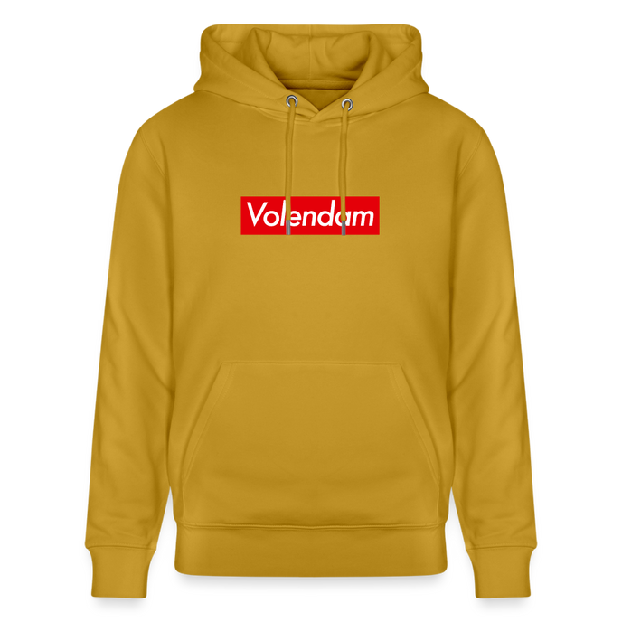 Volendam hoodie. Uniseks bio-hoodie. - oker