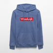 Waalwijk hoodie. Uniseks bio-hoodie. - blauw