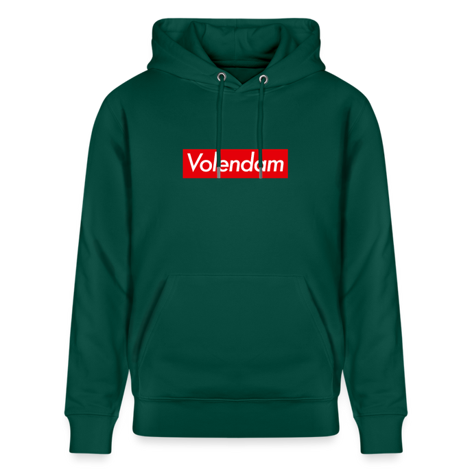 Volendam hoodie. Uniseks bio-hoodie. - forest