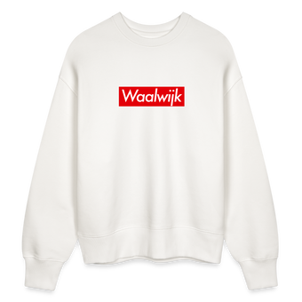 Waalwijk trui. Uniseks oversize bio-sweater. - OFF WHITE