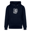 Witte letters Waalwijk hoodies. Uniseks bio-hoodie. - marine