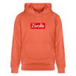 Zwolle hoodie. Uniseks bio-hoodie. - lichtrood