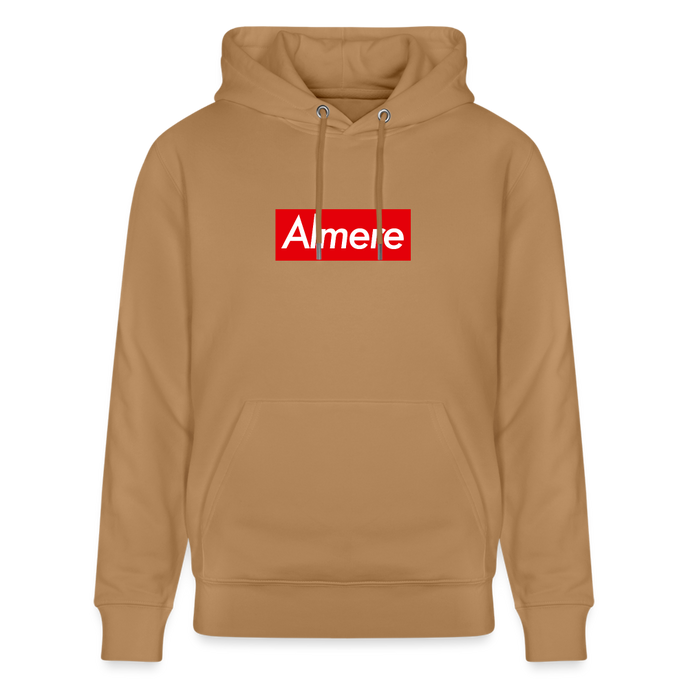 Almere hoodie. Uniseks bio-hoodie. - Latte