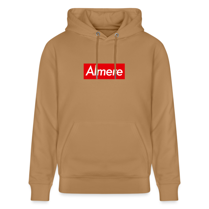 Almere hoodie. Uniseks bio-hoodie. - Latte