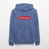 Volendam hoodie. Uniseks bio-hoodie. - blauw