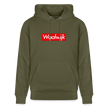 Waalwijk hoodie. Uniseks bio-hoodie. - kakigroen