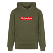 Volendam hoodie. Uniseks bio-hoodie. - kakigroen