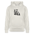 Boefjes Rotterdam. Uniseks bio-hoodie. - beige gemêleerd