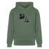 Boefjes Alkmaar. Uniseks bio-hoodie. - dennengroen