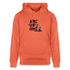 Boefjes Amsterdam. Uniseks bio-hoodie. - lichtrood