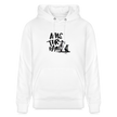 Boefjes Amsterdam. Uniseks bio-hoodie. - wit