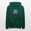 Witte letters Almelo trui. Uniseks bio-hoodie. - forest