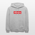 Almere hoodie. Uniseks bio-hoodie. - grijs gemêleerd