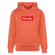 Almelo hoodie. Uniseks bio-hoodie. - lichtrood