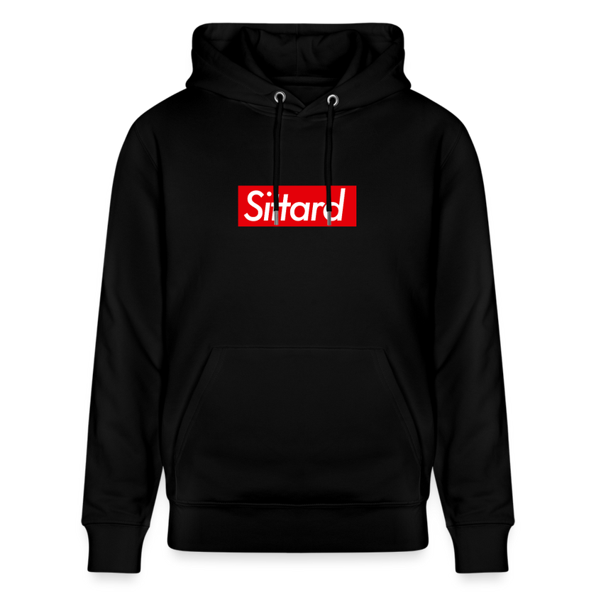 Sittard hoodie. Uniseks bio-hoodie. - zwart