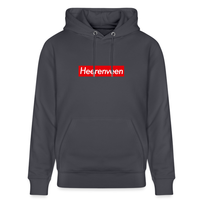 Heerenveen hoodie. Uniseks bio-hoodie. - indigo