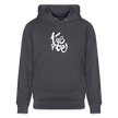 Witte letters Twente trui. Uniseks bio-hoodie. - indigo