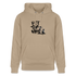 Boefjes Rotterdam. Uniseks bio-hoodie. - beige