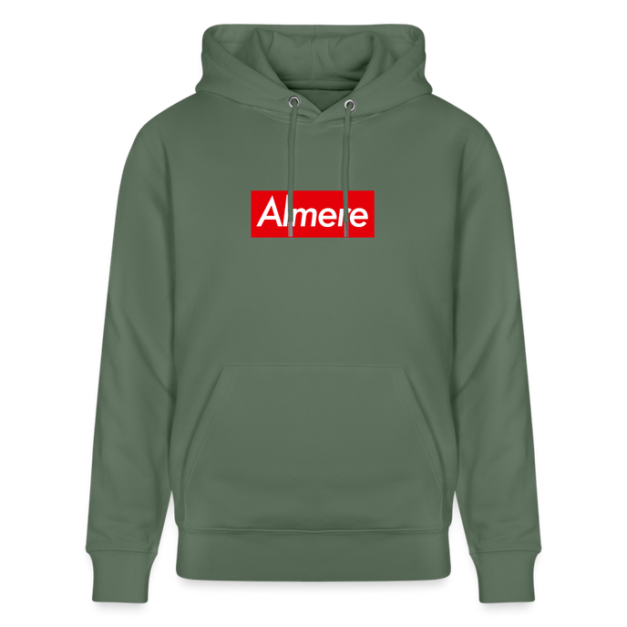 Almere hoodie. Uniseks bio-hoodie. - dennengroen