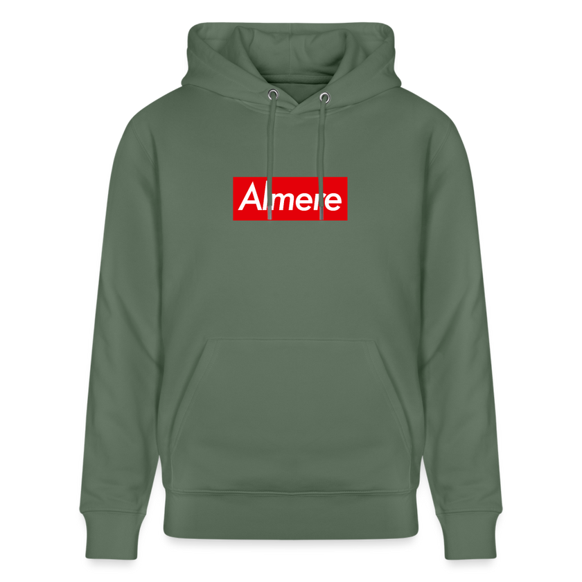 Almere hoodie. Uniseks bio-hoodie. - dennengroen