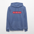 Amsterdam hoodie. Uniseks bio-hoodie. - blauw