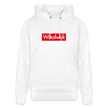 Waalwijk hoodie. Uniseks bio-hoodie. - wit