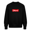 Sittard trui. Uniseks oversize bio-sweater. - zwart