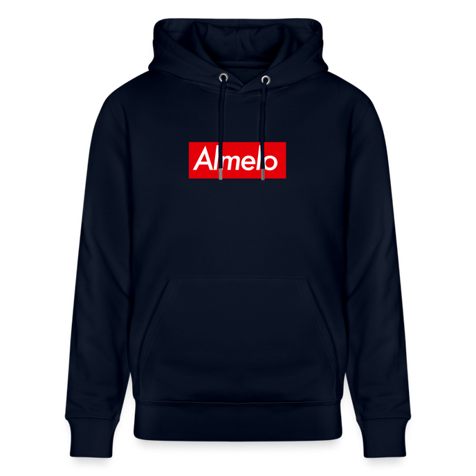 Almelo hoodie. Uniseks bio-hoodie. - marine