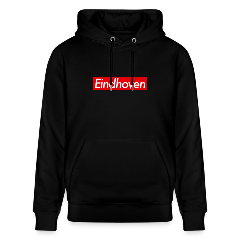 Eindhoven hoodie. Uniseks bio-hoodie. - zwart