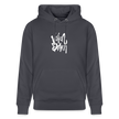 Witte letters Volendam hoodie. Uniseks bio-hoodie. - indigo