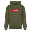 Zwolle hoodie. Uniseks bio-hoodie. - kakigroen