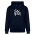 Witte letters Eindhoven trui. Uniseks bio-hoodie. - marine