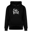 Witte letters Eindhoven trui. Uniseks bio-hoodie. - zwart