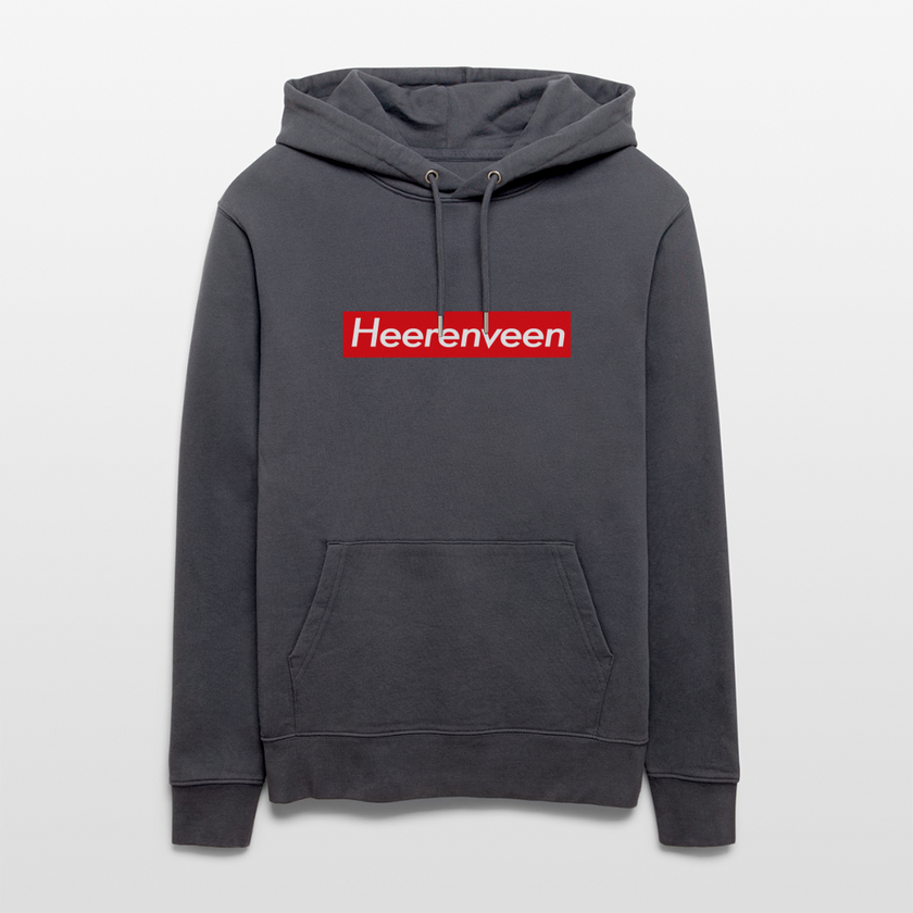 Heerenveen hoodie. Uniseks bio-hoodie. - indigo