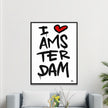 Poster Amsterdam - Hans Breuker