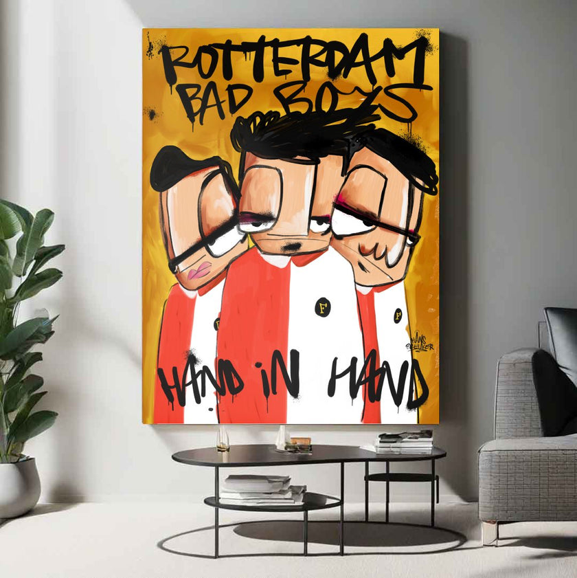 Rotterdam Bad Boys hand in hand