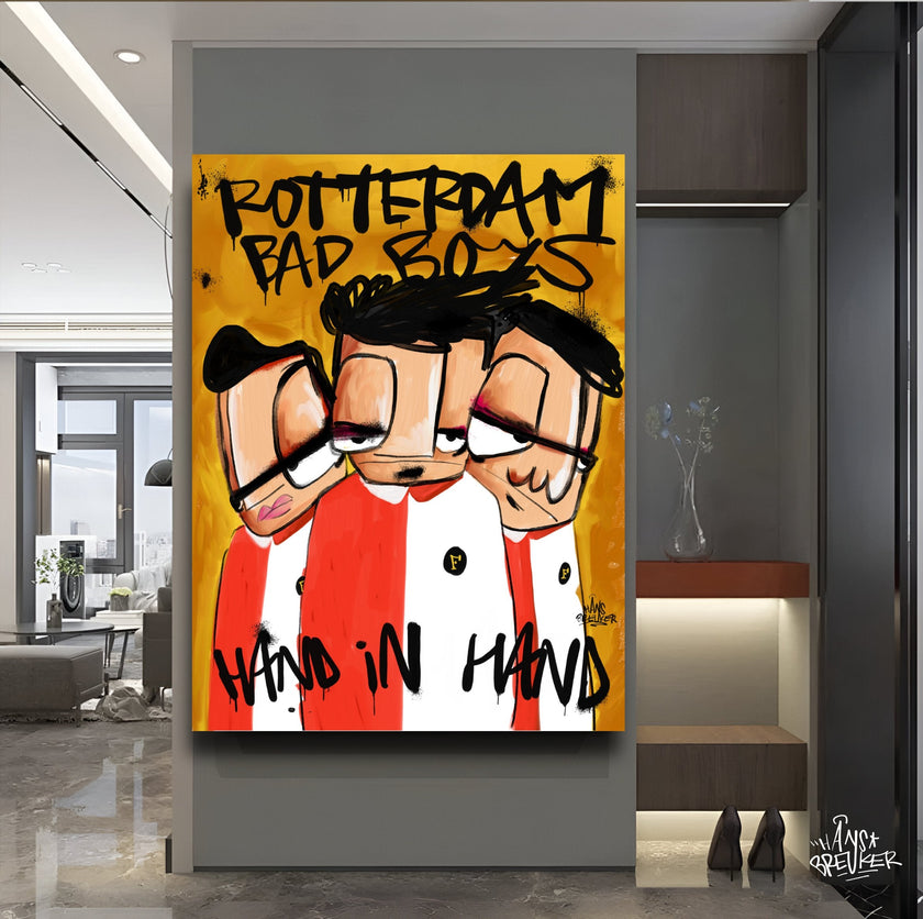 Rotterdam Bad Boys hand in hand