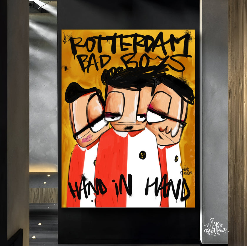 Rotterdam Bad Boys hand in hand