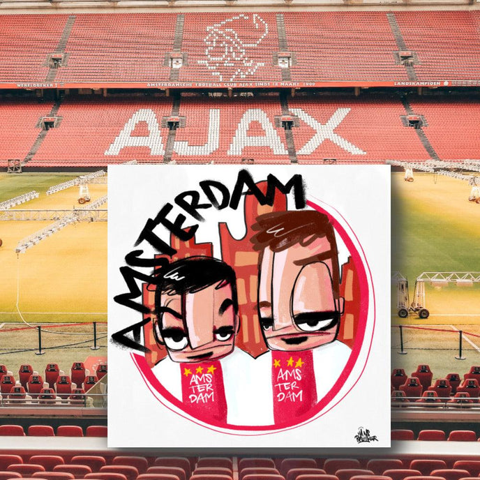 Ajax logo Amsterdam - Hans Breuker