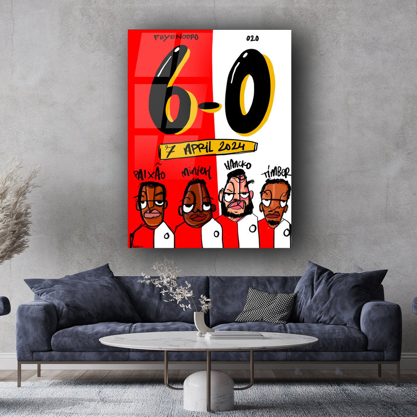 6-0 poster Feyenoord Ajax 7 april 2024