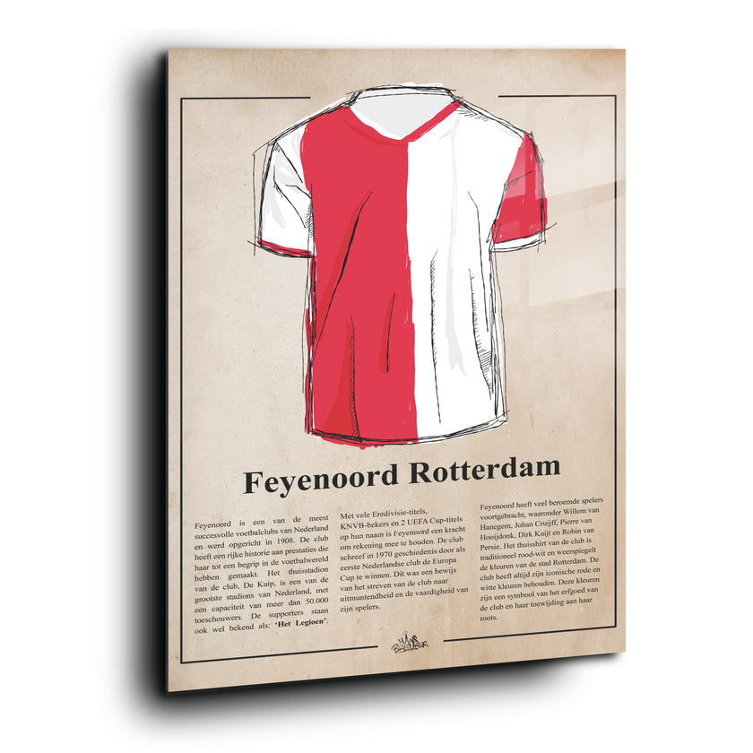 Het Feyenoord shirt, de historie.