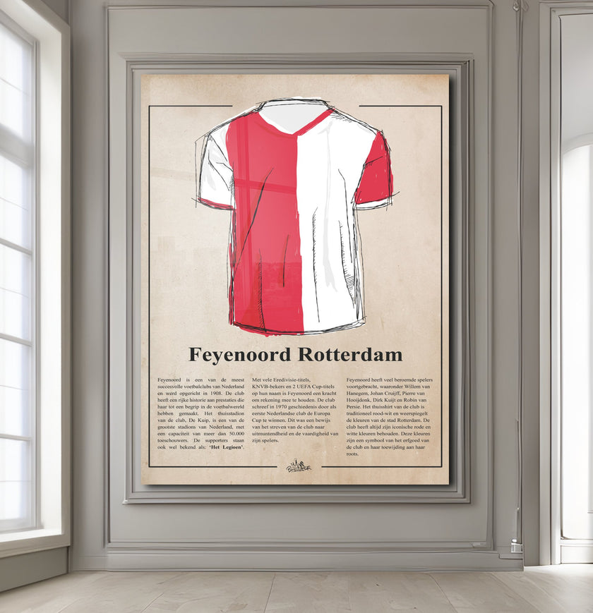 Het Feyenoord shirt, de historie.