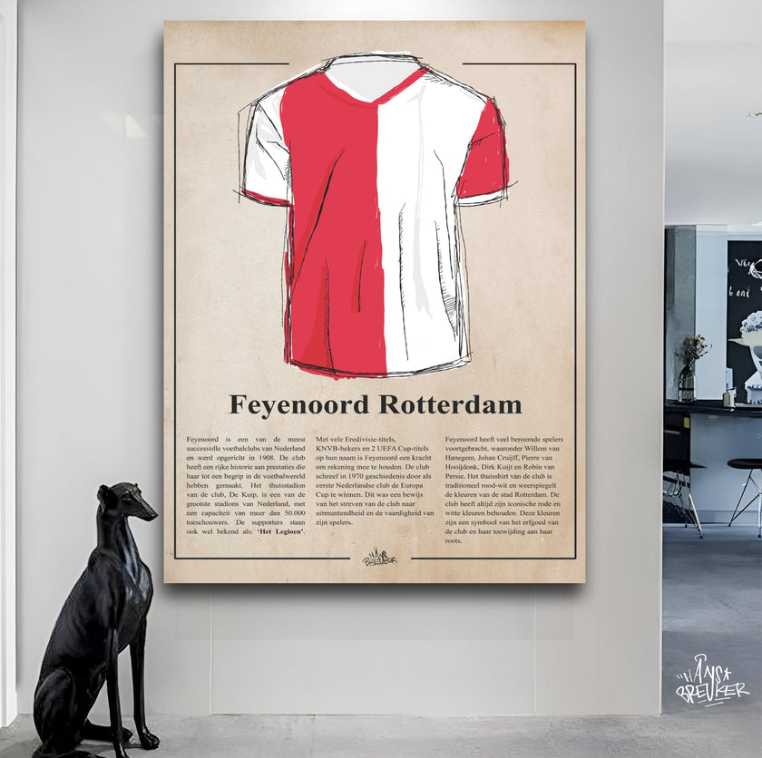 Het Feyenoord shirt, de historie.