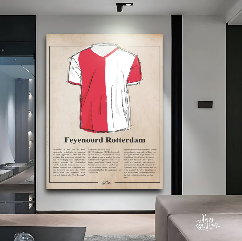 Het Feyenoord shirt, de historie.