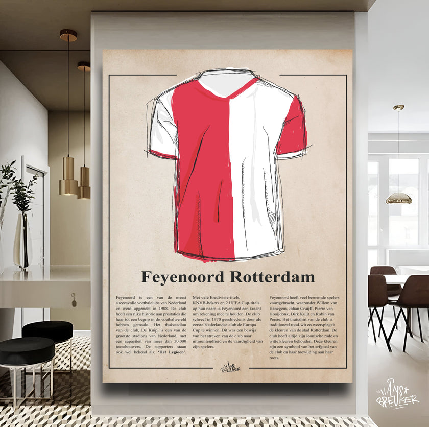 Het Feyenoord shirt, de historie.