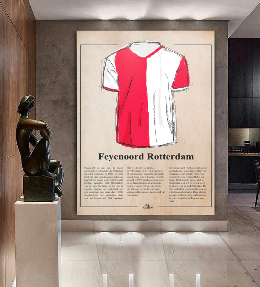 Het Feyenoord shirt, de historie.