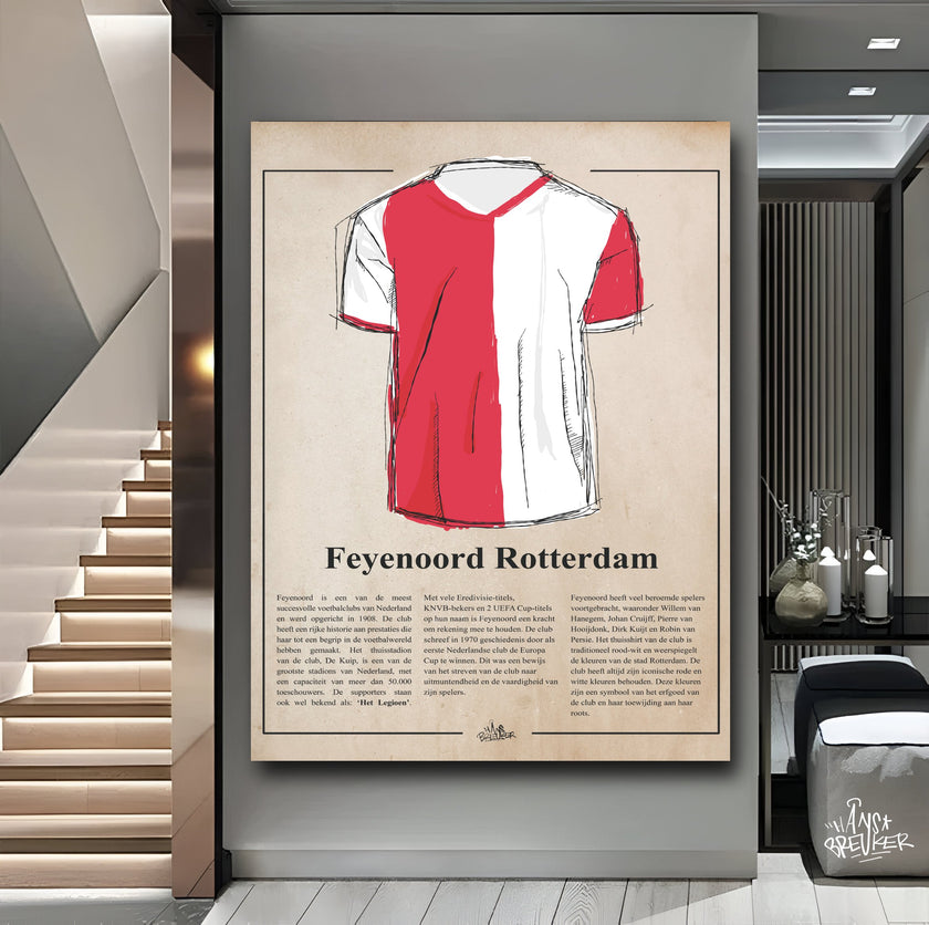 Het Feyenoord shirt, de historie.